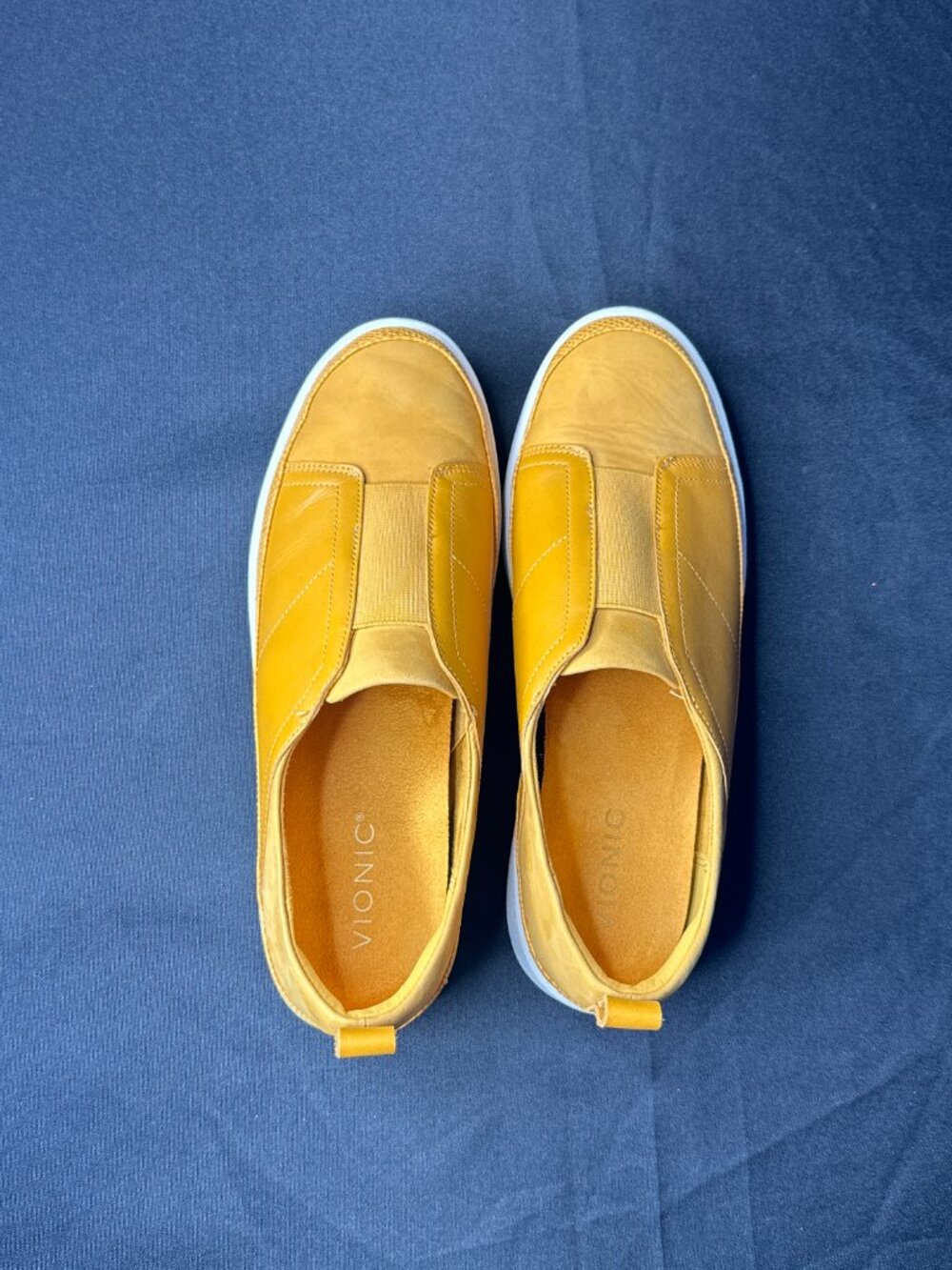 Vionic Slip-On Sneakers in Mustard Yellow - Picture 6 of 7